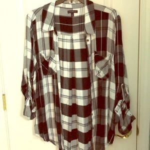 Plaid flannel shirt
